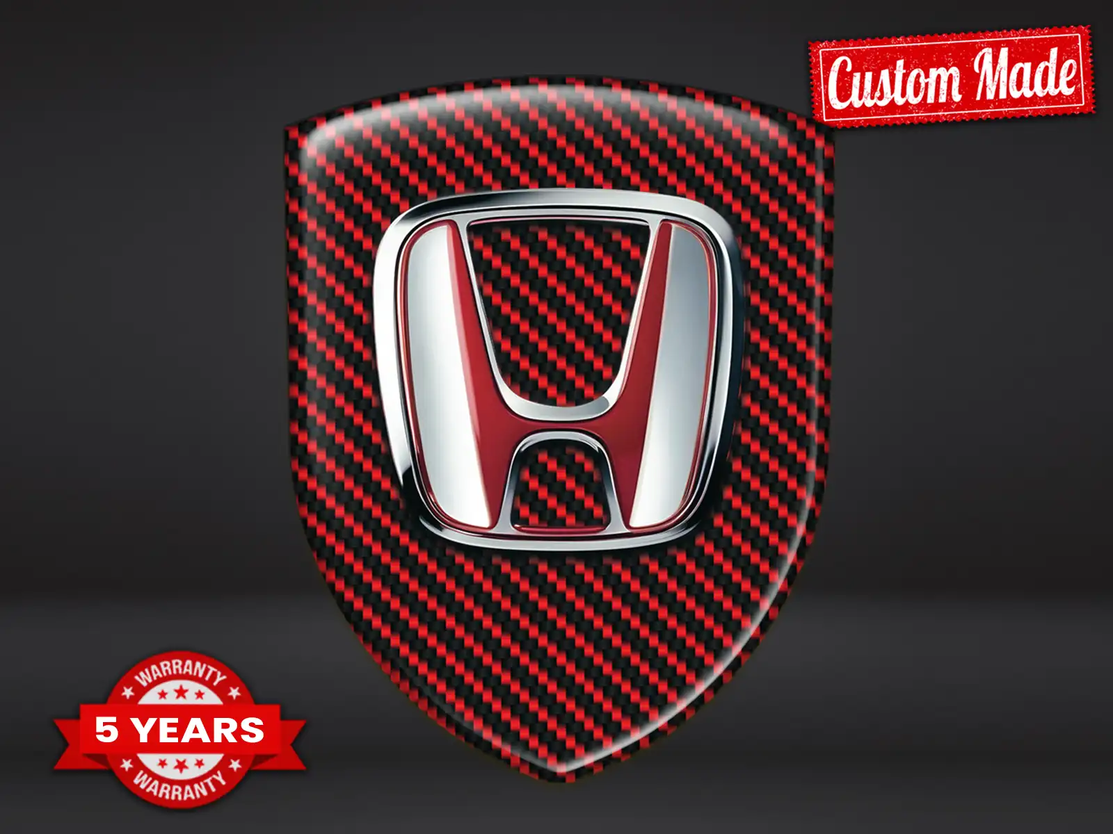 Honda Decalcomanie Vinile Auto Resistenti Limitate Qualità